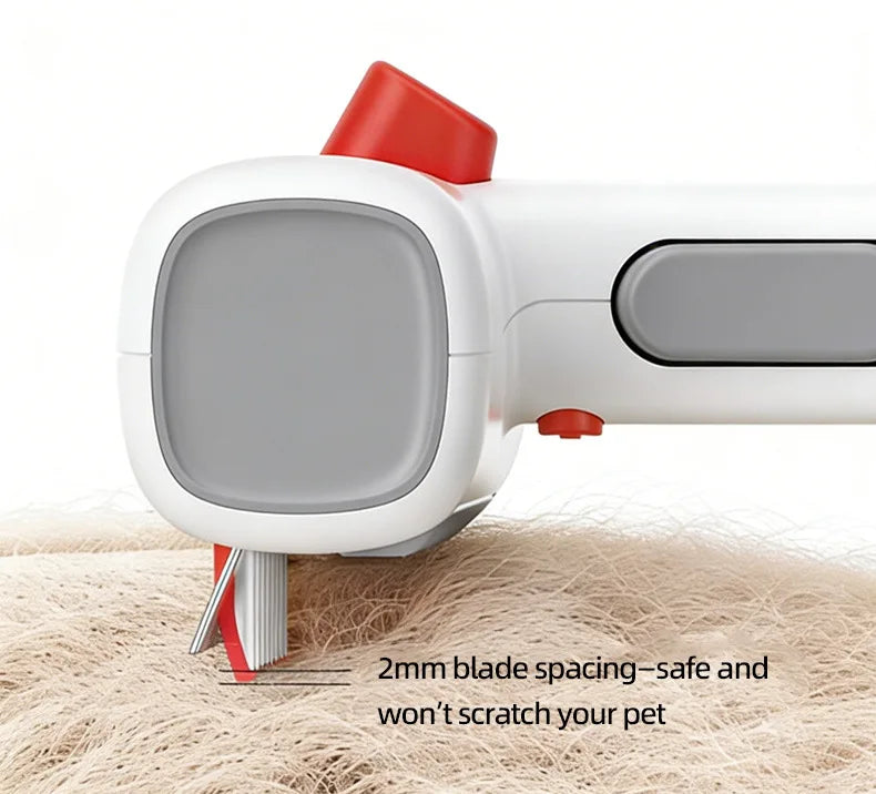 2-in-1 Pet Comb Removes Tangles & Loose Fur